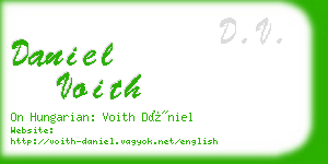 daniel voith business card